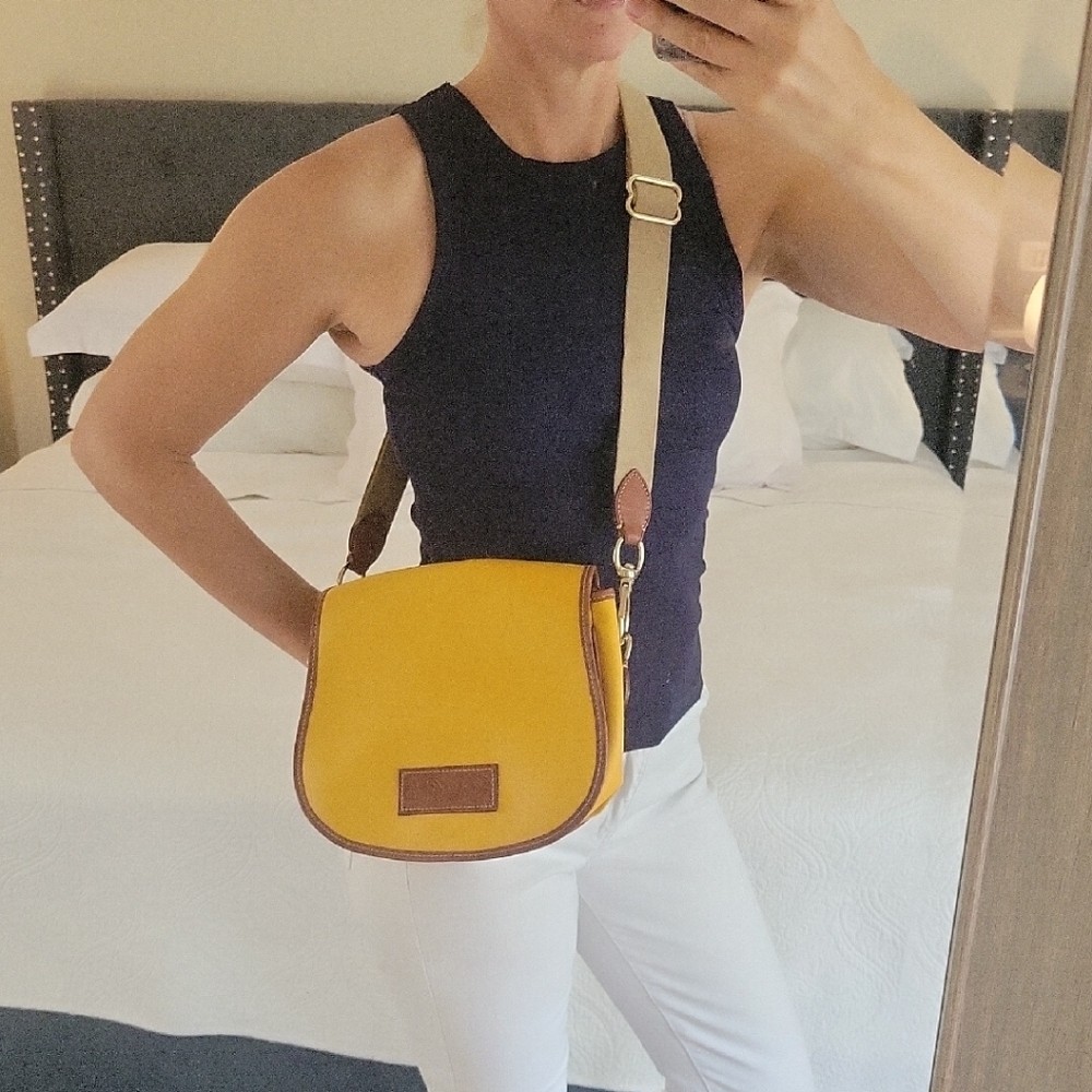 Dooney and Bourke Yellow Crossbody Bag